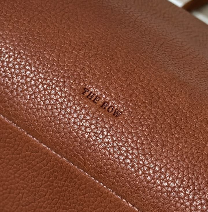 The Row Agnes 15 Leather Bowling Bag
