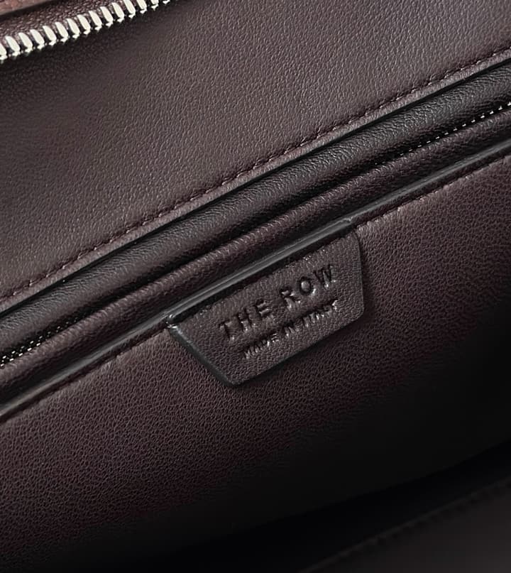 The Row Agnes 15 Leather Bowling Bag