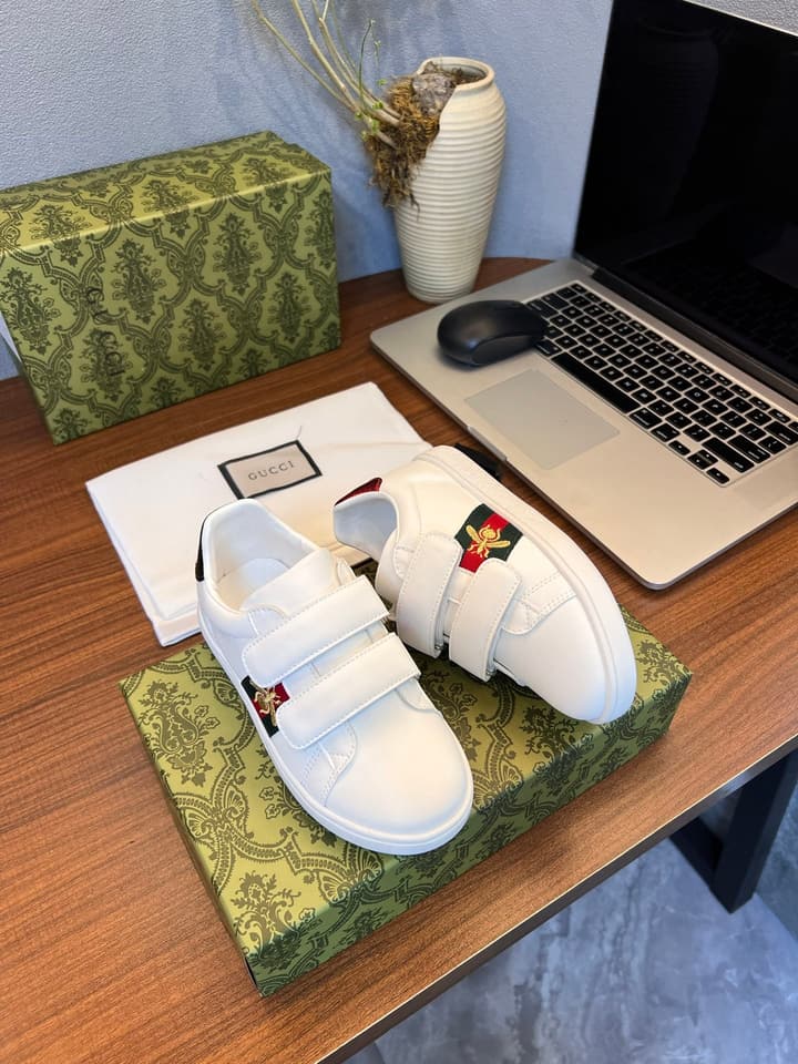 Gucci Kids Sheepskin-Lined Sneakers – Kids Collection