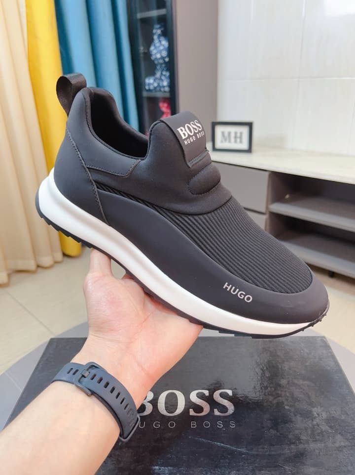 Boss Classic Suede and Waterproof Casual Sneakers