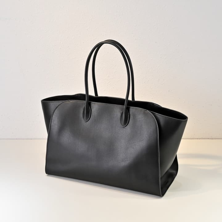 The Row Marlo Tote – 2025 Collection in Classic Black