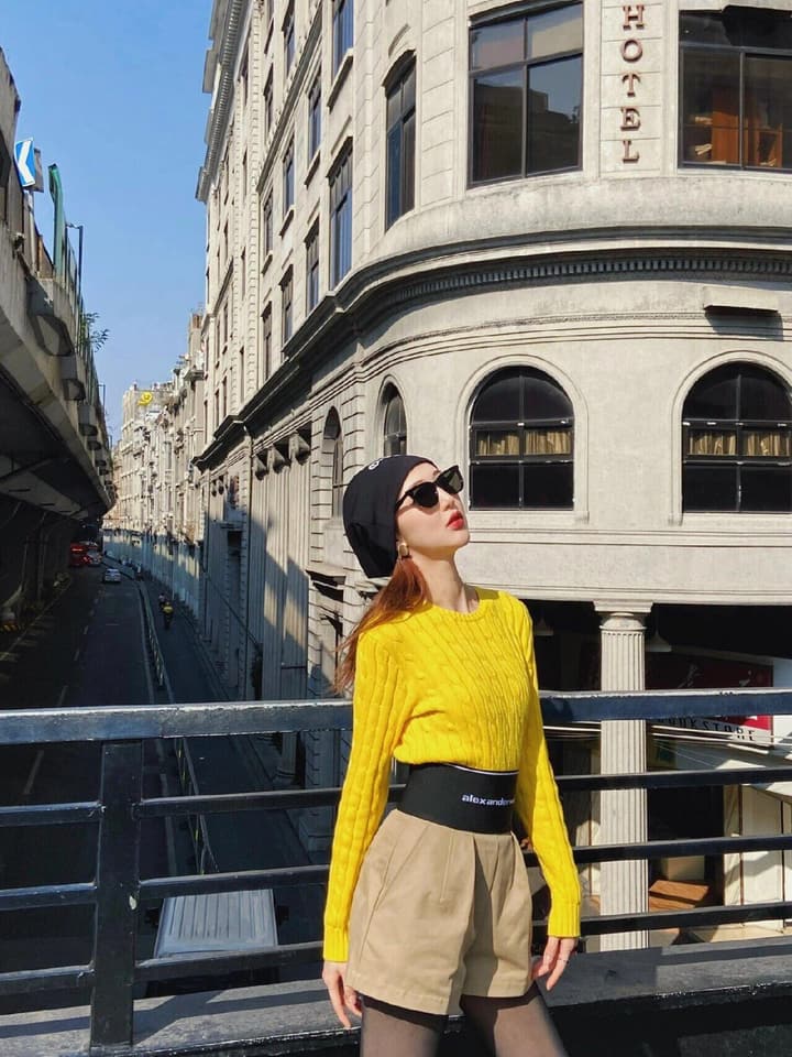 Ralph Lauren Polo Cable Knit Sweater in Bright Yellow