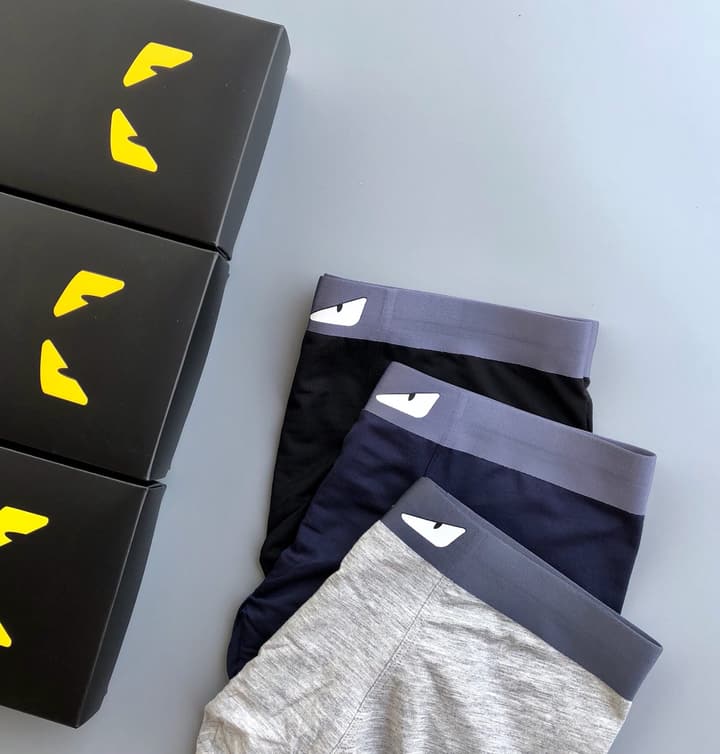 Fendi Seamless Modal Boxer Briefs 3-Pack