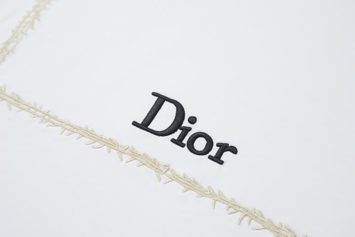 Dior Logo Embroidered Short-Sleeve T-Shirt – 26SS Early Spring Collection in Black Dracula