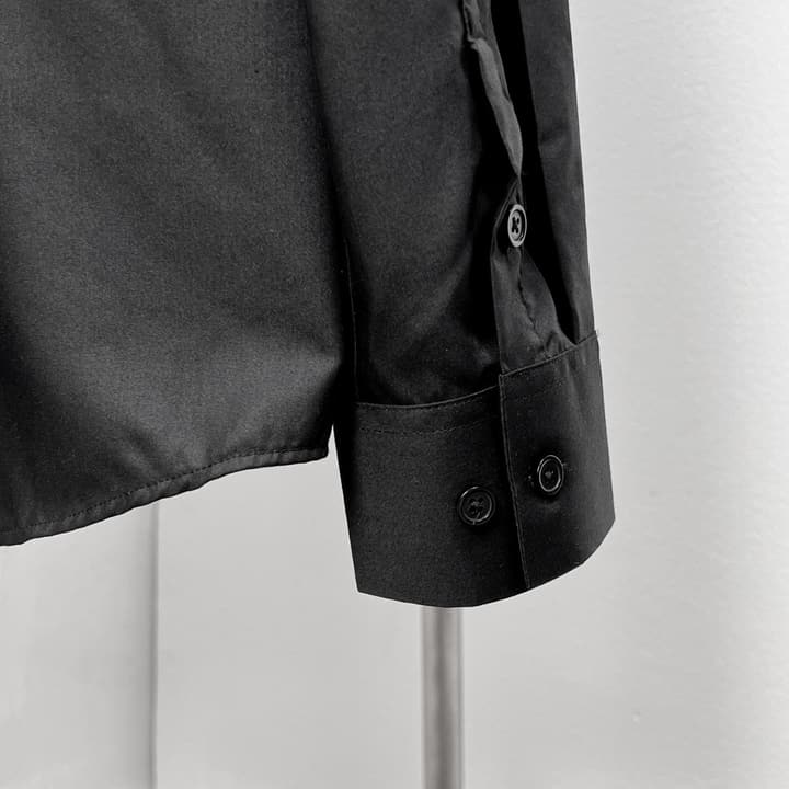 Loewe Crest Embroidered Shirt in Black