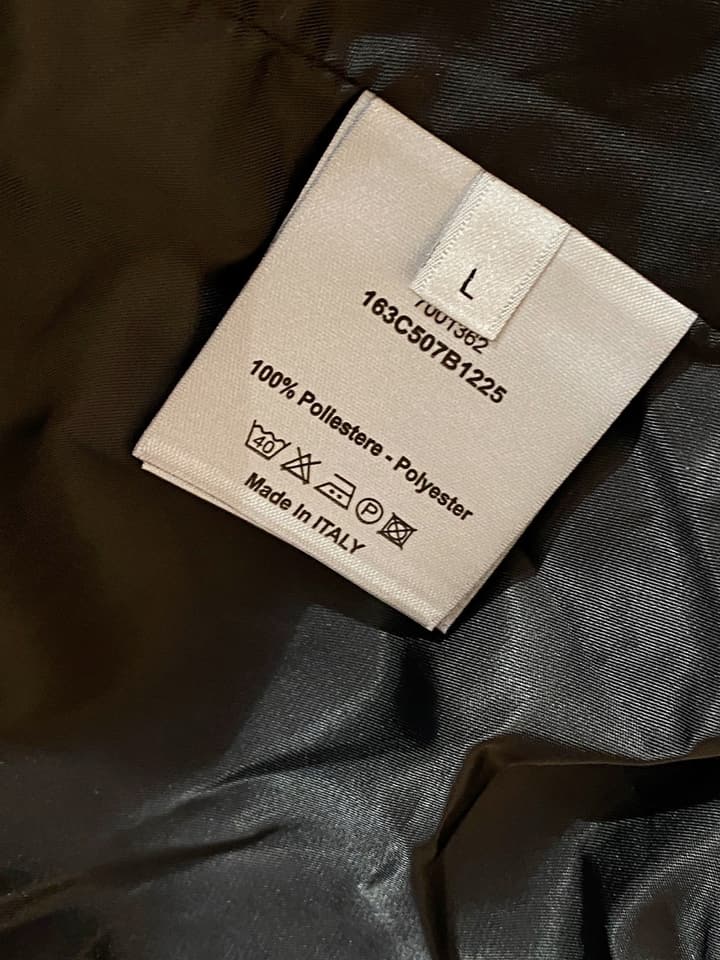 Dior New Runway Jacket Outerwear in Black With Monogram Panels