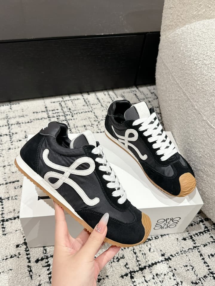 Loewe Ballet Runner 2.0 Sneakers – 2025 Runway Collection in Black