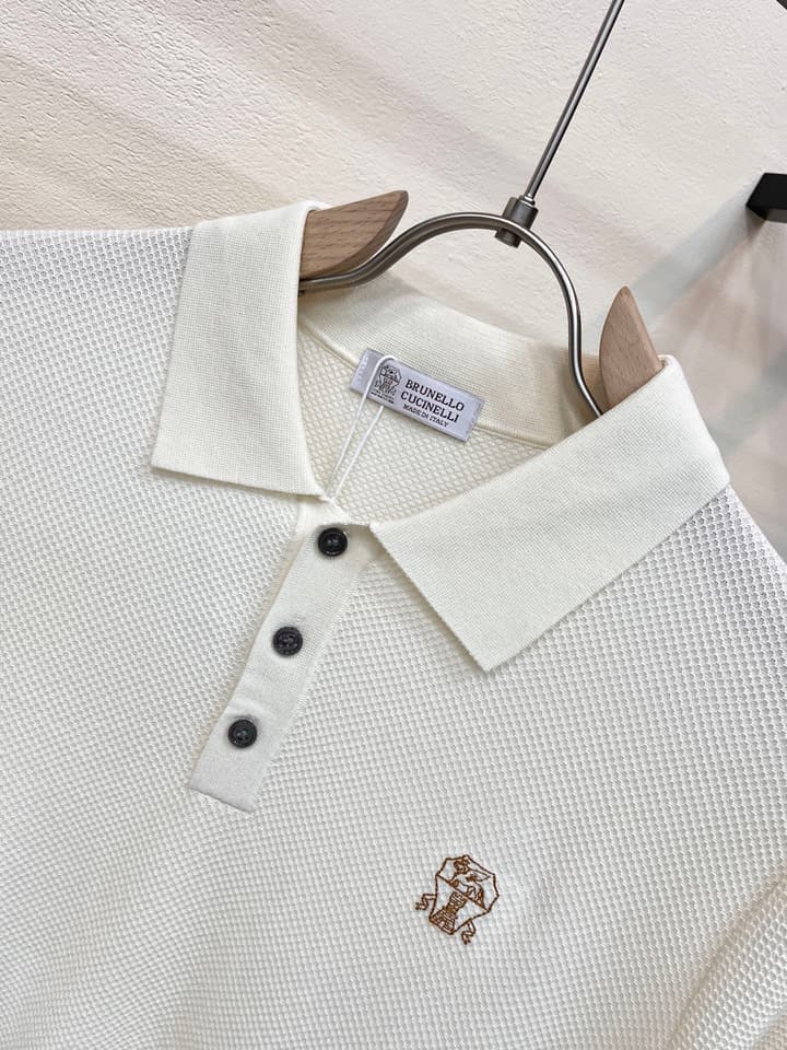 Zegna Minimalist Knit Polo Shirt – Spring/Summer Collection – 2026SS in Black