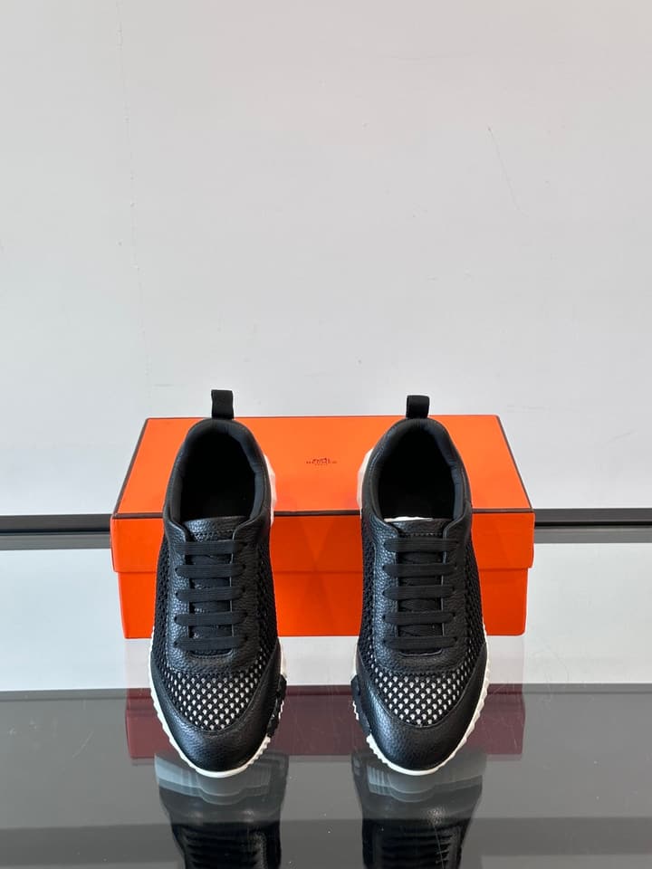 Hermès Bouncing Sneakers in White