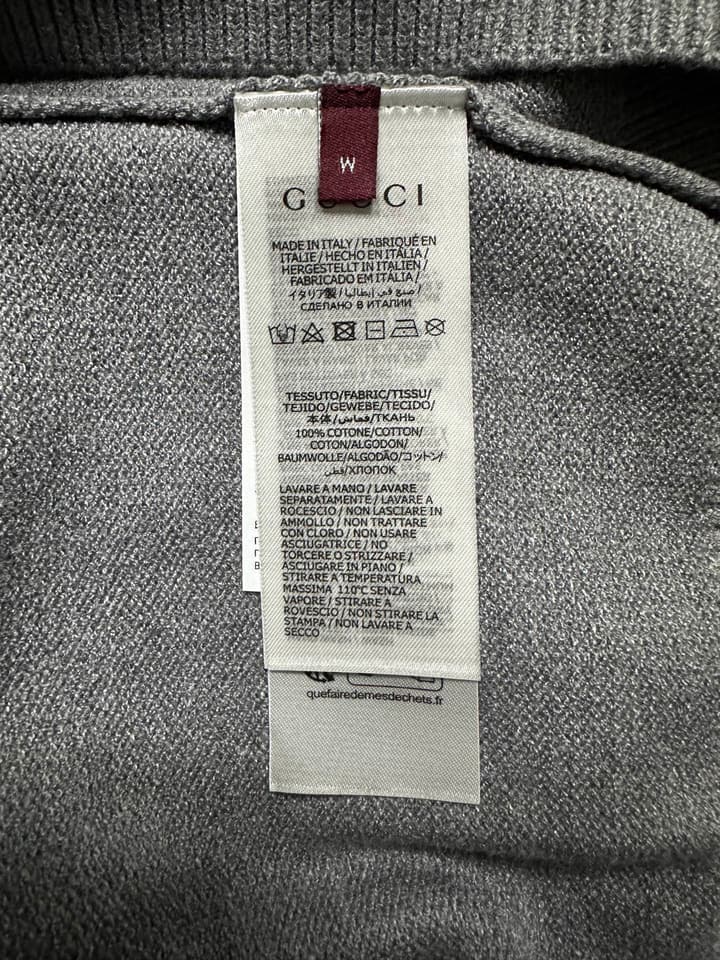 Gucci Intarsia Logo Wool Sweater