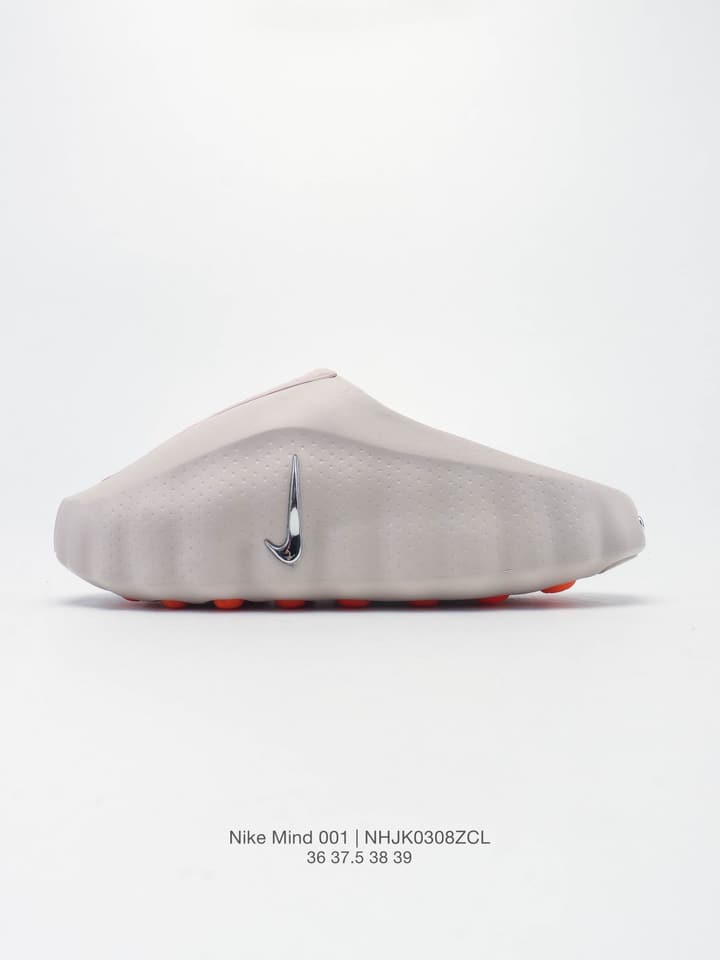 Nike Mind 001 Recovery Mules – 2025 in Light Grey