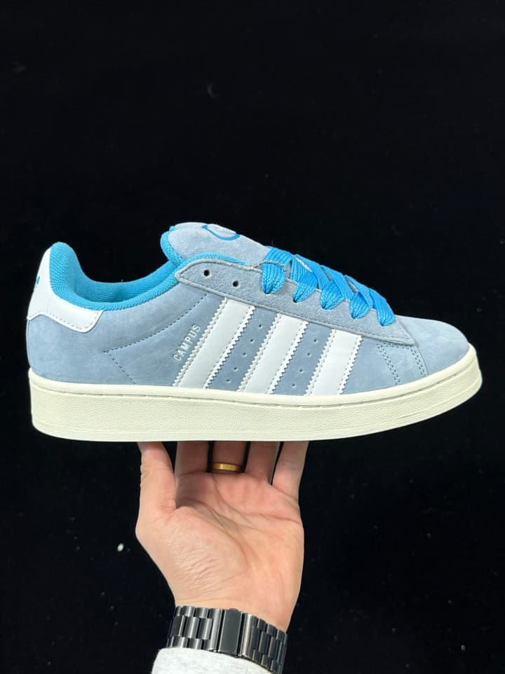 Adidas Originals Campus 00s Low-Top Sneakers in Black & White
