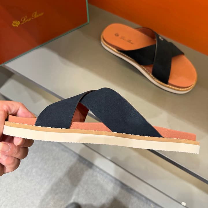 Loro Piana Summer Walk Crisscross Mules