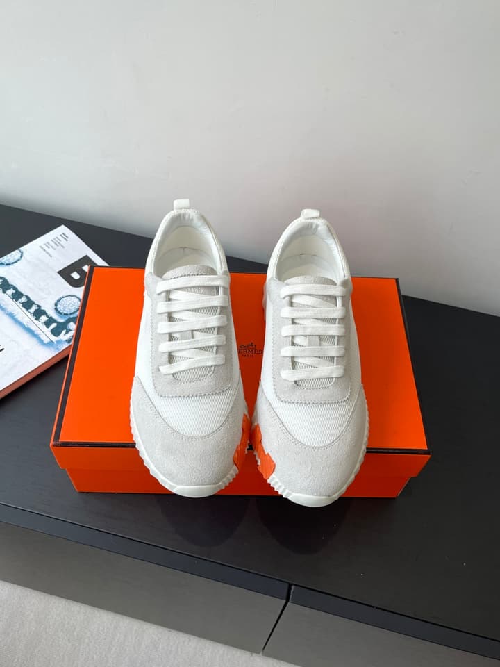 Hermès Classic Couple's Casual Sneakers in Black