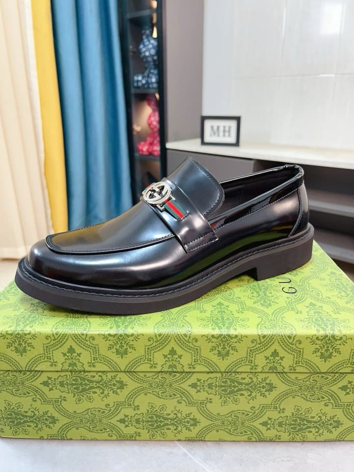 Gucci Men's Formal Leather Shoes – New Collection