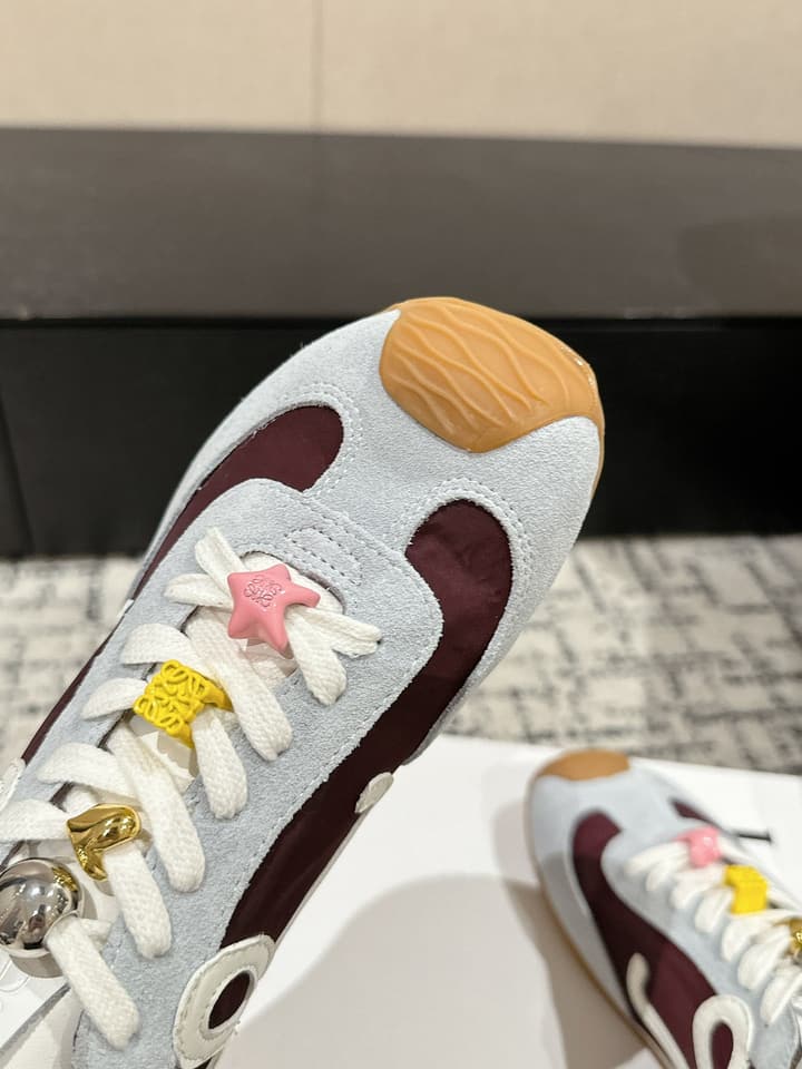 Loewe Ballet Runner 2.0 Unisex Sneakers – 2025 Collection in White And Light Blue