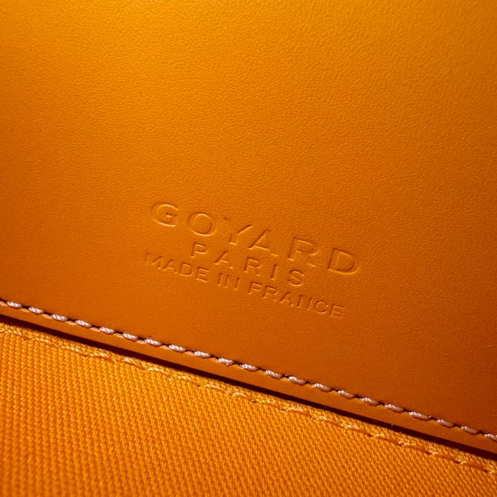 Goyard Muse Mini Vanity Case in Bright Orange Goyardine