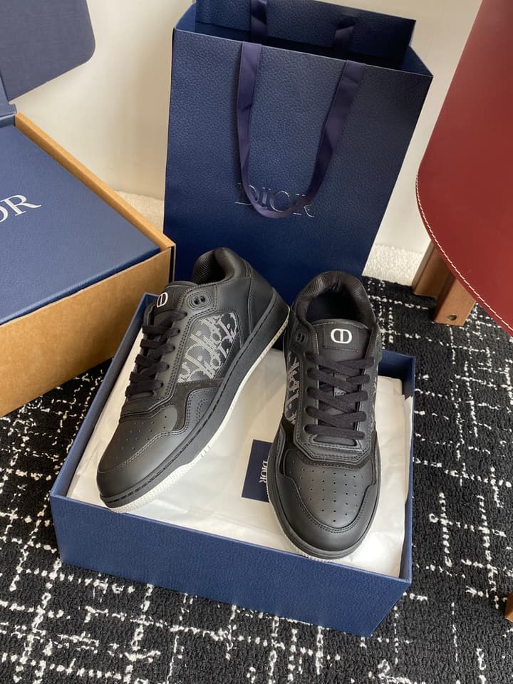 Dior B27 High-Top Sneakers – 25 Collection in Black