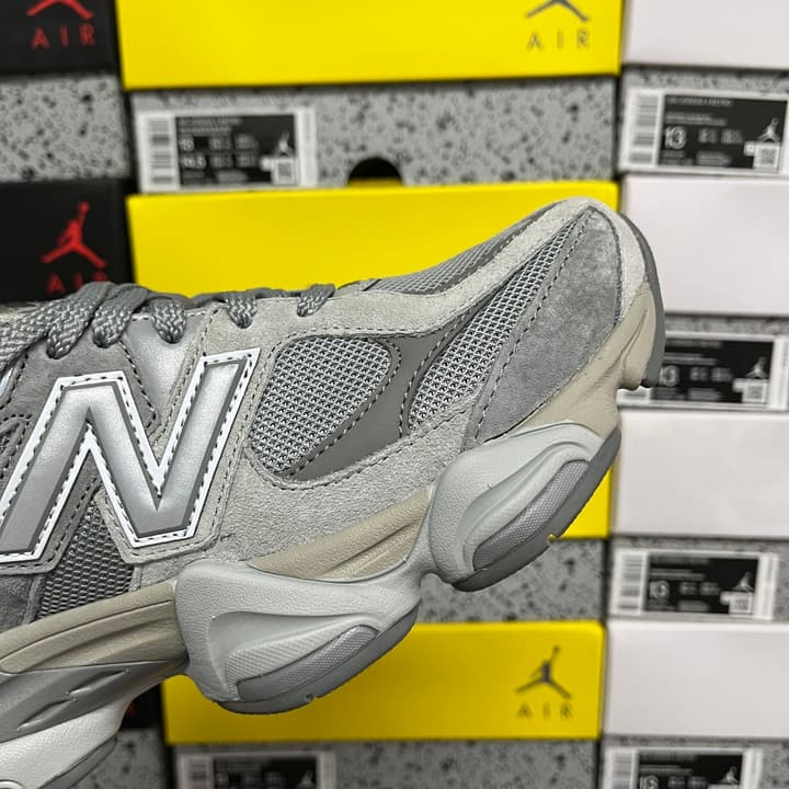 New Balance NB9060 Retro Running Shoes in Cream Teal