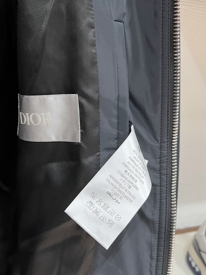 Dior Men's Casual Jacket – 2025FW in Dark Navy