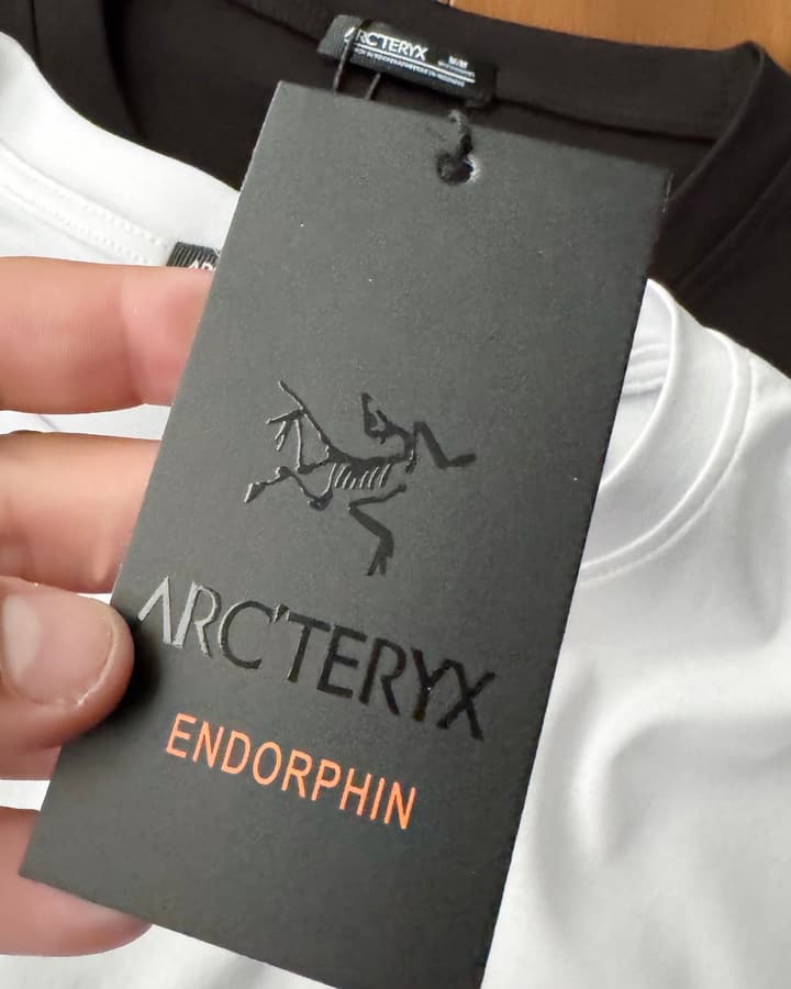 Arc'teryx Embroidered Minimalist Cotton T-Shirt in Classic Black