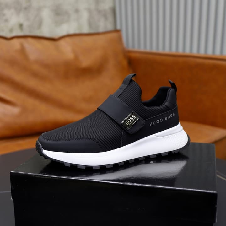 Boss Men's Knit Sport Sneakers