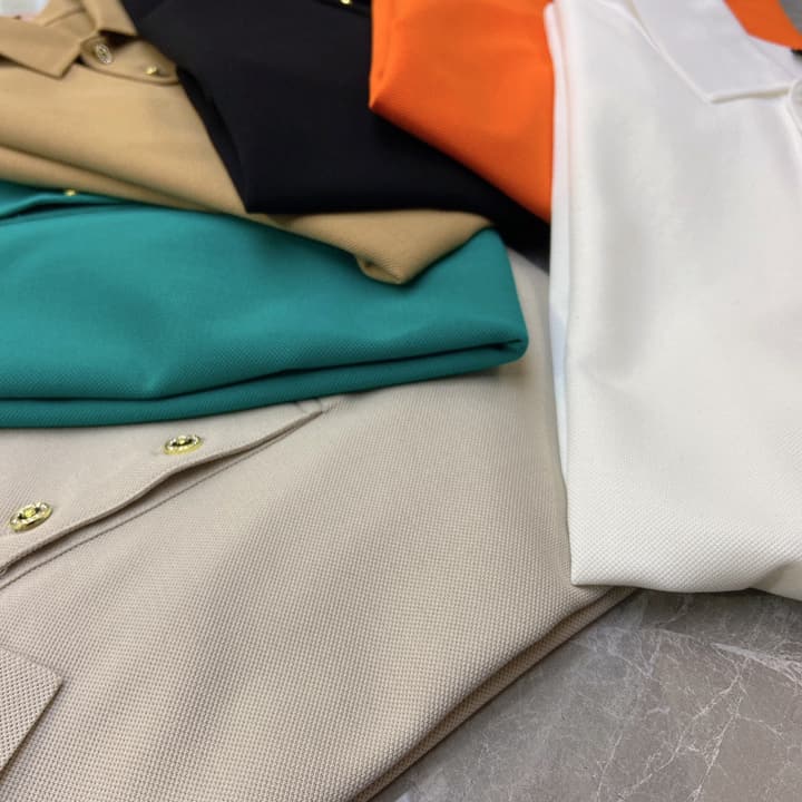 Hermès Seamless Mercerized Cotton Polo Shirt – 2026 Spring/Summer Collection in White