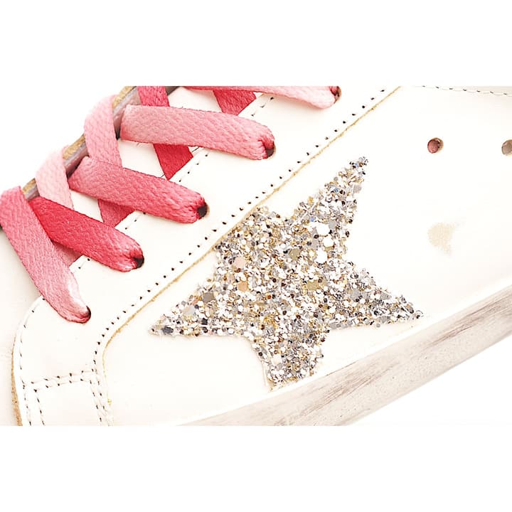 Golden Goose Super Star Sneakers – 2023 Collection in Bright Metallic Outline Star