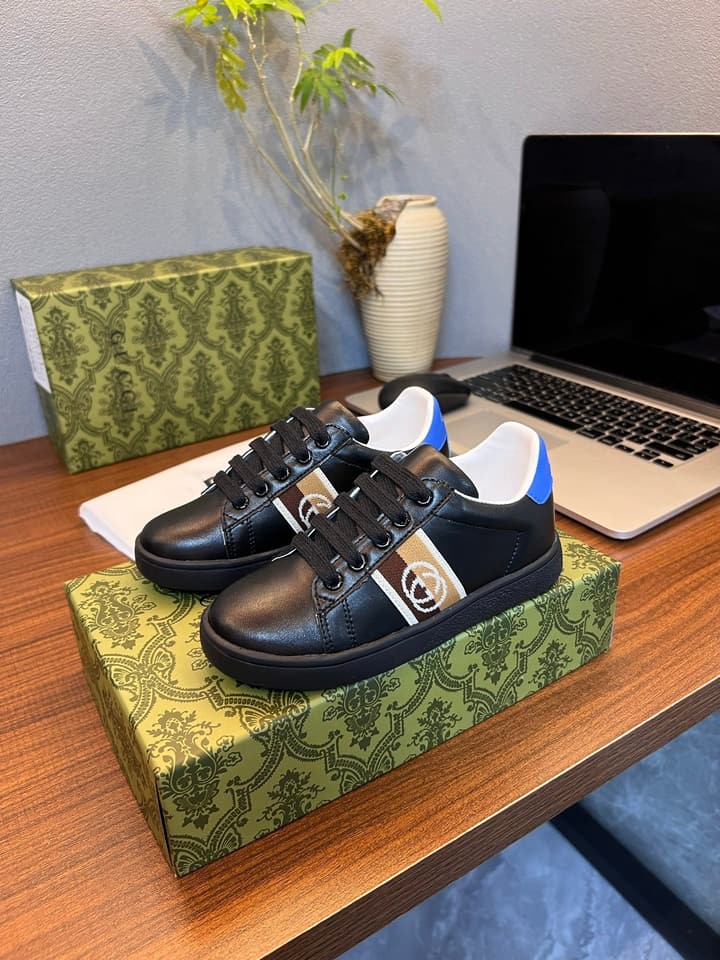 Gucci Kids Sheepskin-Lined Sneakers – Kids Collection