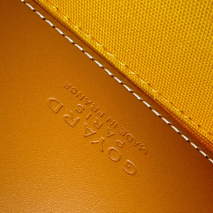 Goyard Muse Mini Vanity Case in Bright Orange Goyardine
