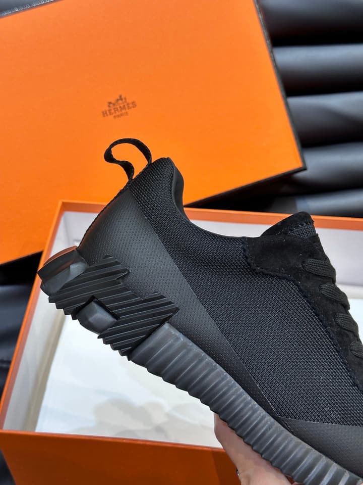 Hermès Bouncing Sneakers in Charcoal