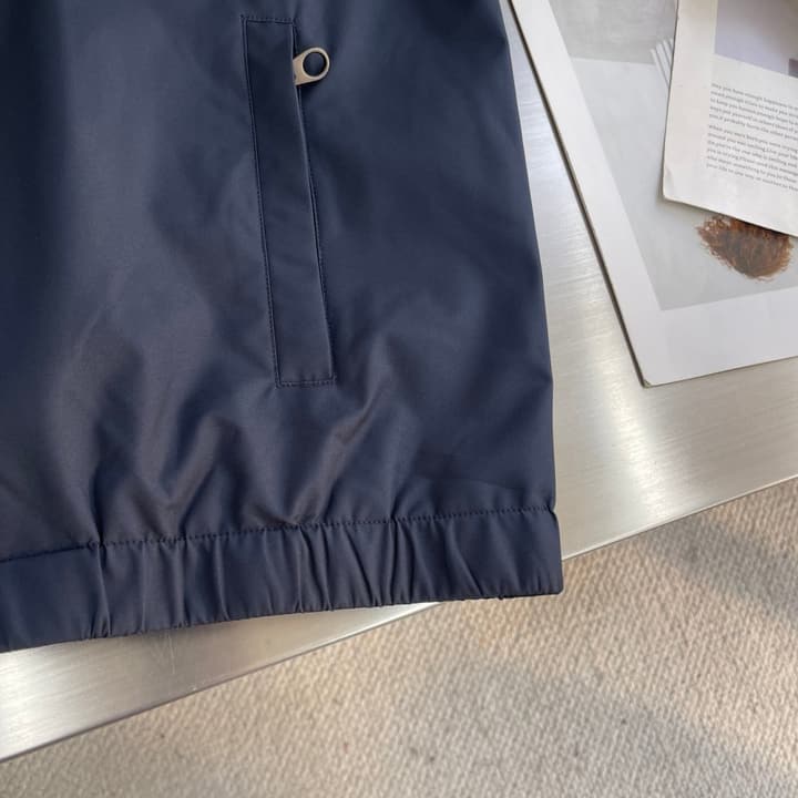 Loro Piana WindBelt Storm System Flight Jacket in Russet Brown