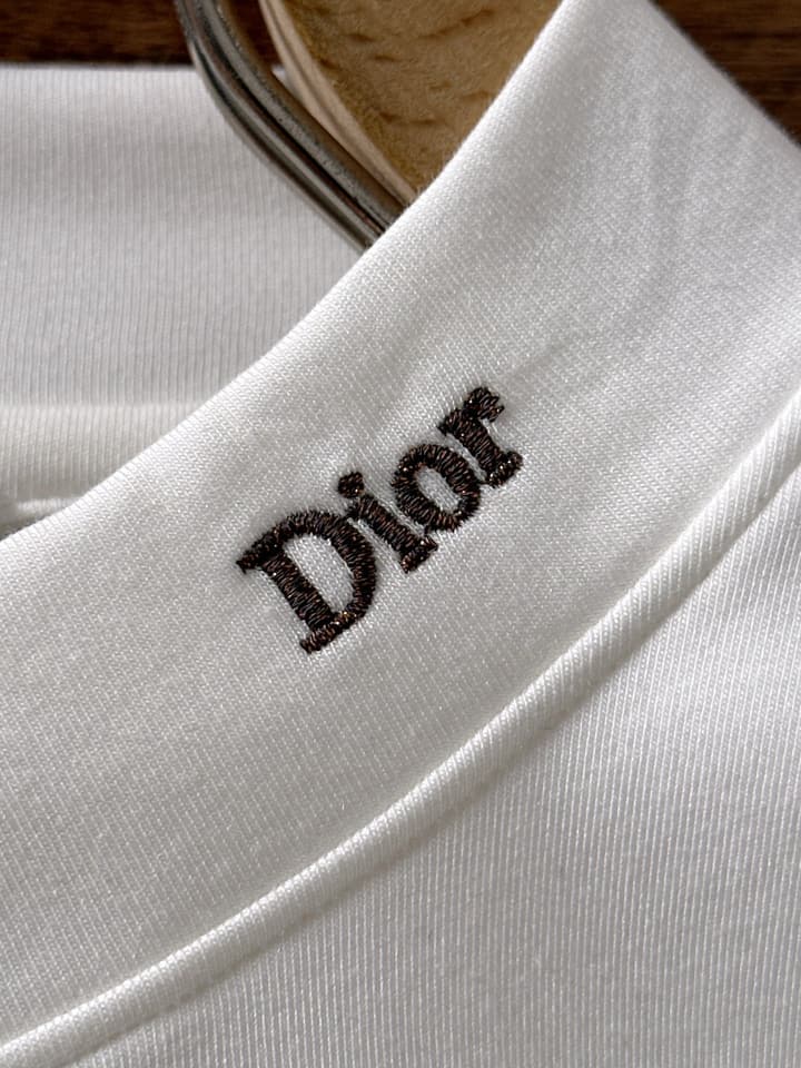 Dior Fashion Casual Long Sleeve T-Shirt – 2025FW in Classic Black