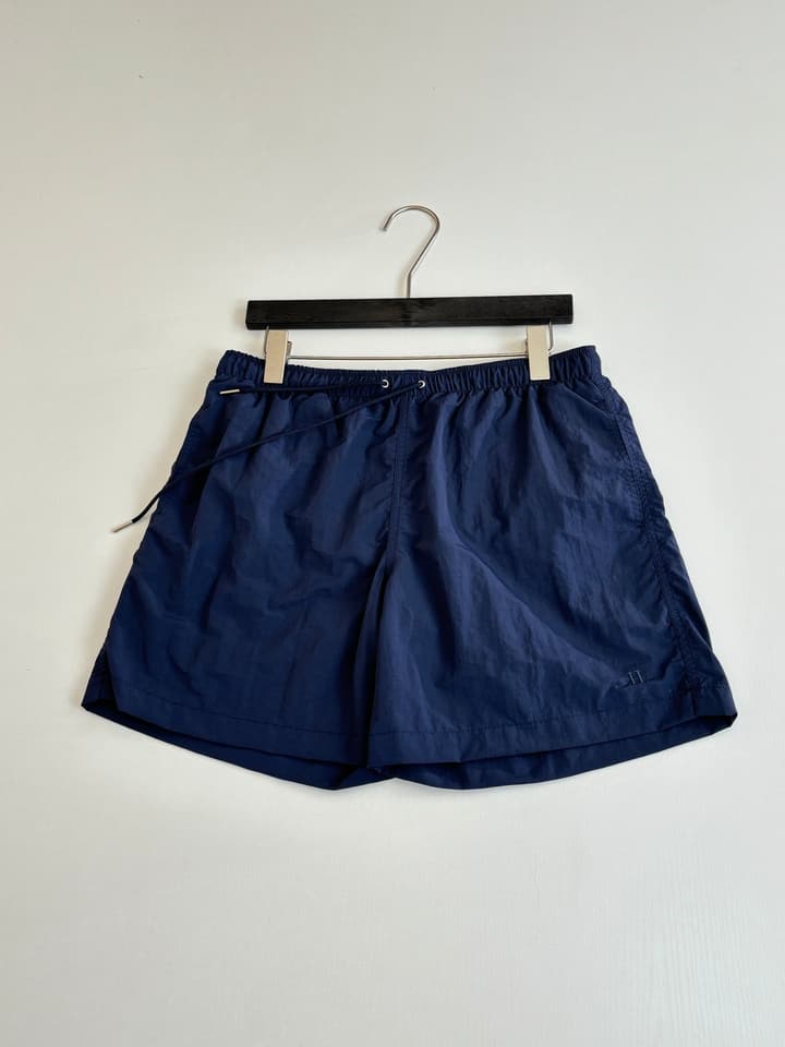Hermès Embroidered Quick-Dry Beach Shorts in Mint Green