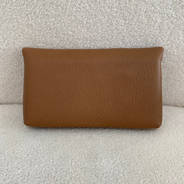 Saint Laurent Envelope Clutch Bag in Camel Brown