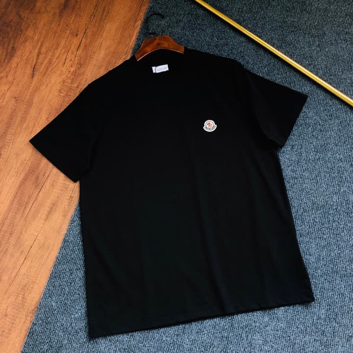 Moncler Classic Print Logo T-Shirt – 2026SS in Black Large Logo