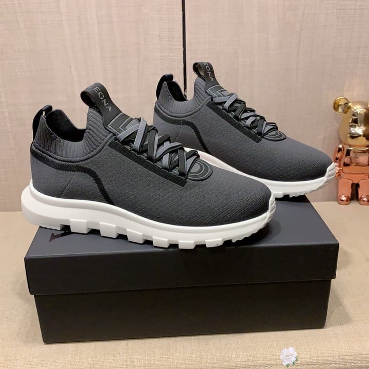 Zegna Latest Casual Sneakers in Black