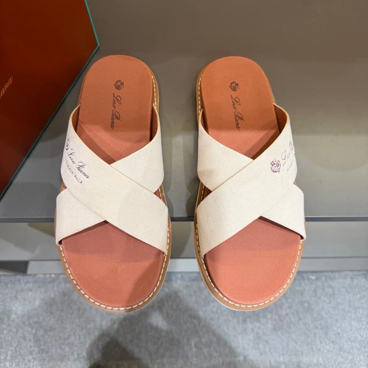 Loro Piana Summer Walk Crisscross Mules