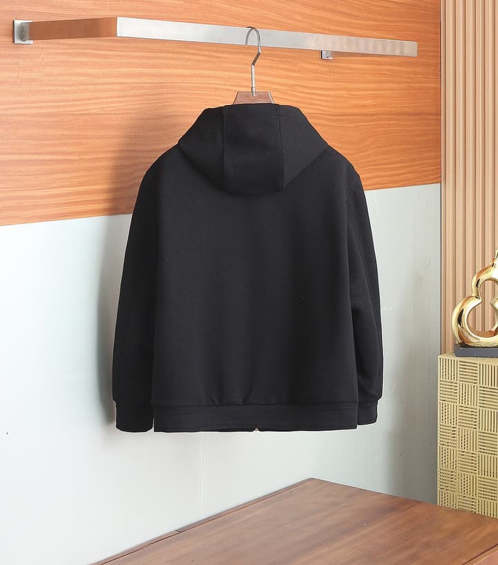 Dior Oblique Monogram Sweatshirt Jacket – 25SS Early Autumn Collection in Classic Black