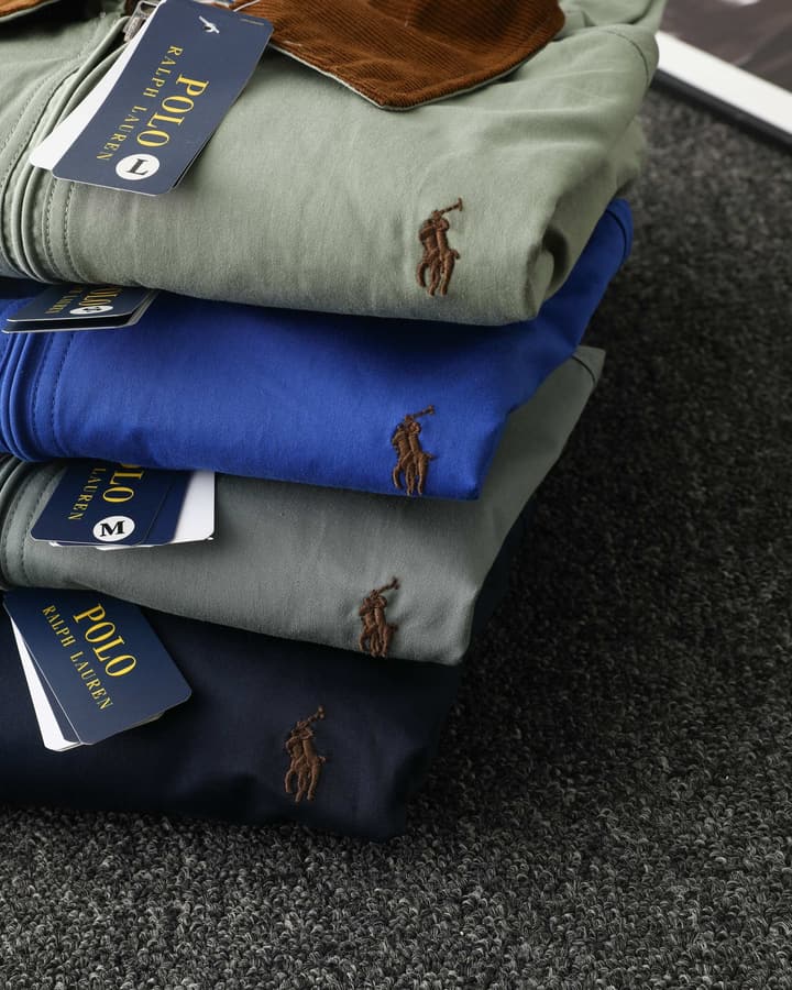 Ralph Lauren Campus Collared Jacket in Blue