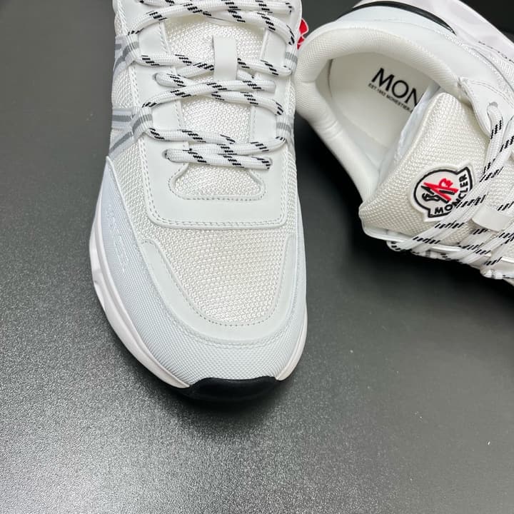 Moncler Men's Casual Sports Sneakers in Black