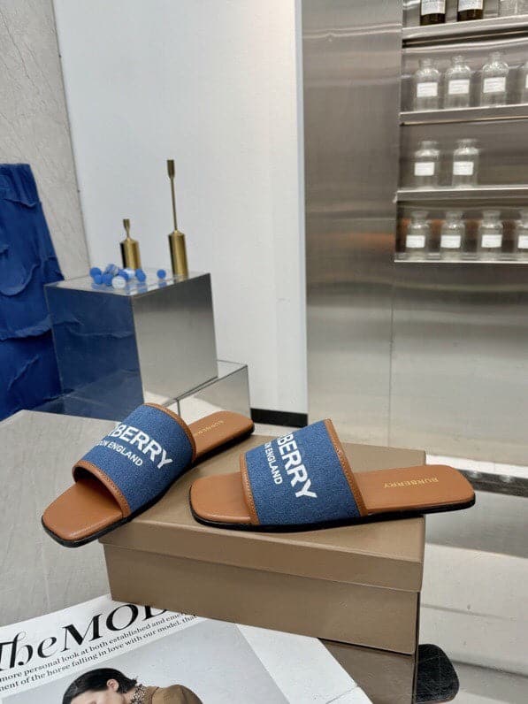 Burberry Chunky and Flat Heel Sandals