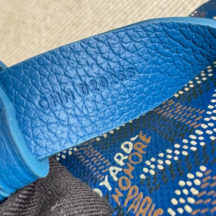 Goyard Muse Vanity Ultra Mini Cosmetic Bag in Blue