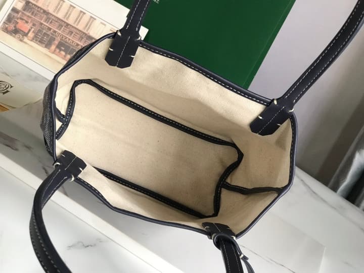 Goyard Mini Shopping Bag in Charcoal Monogram
