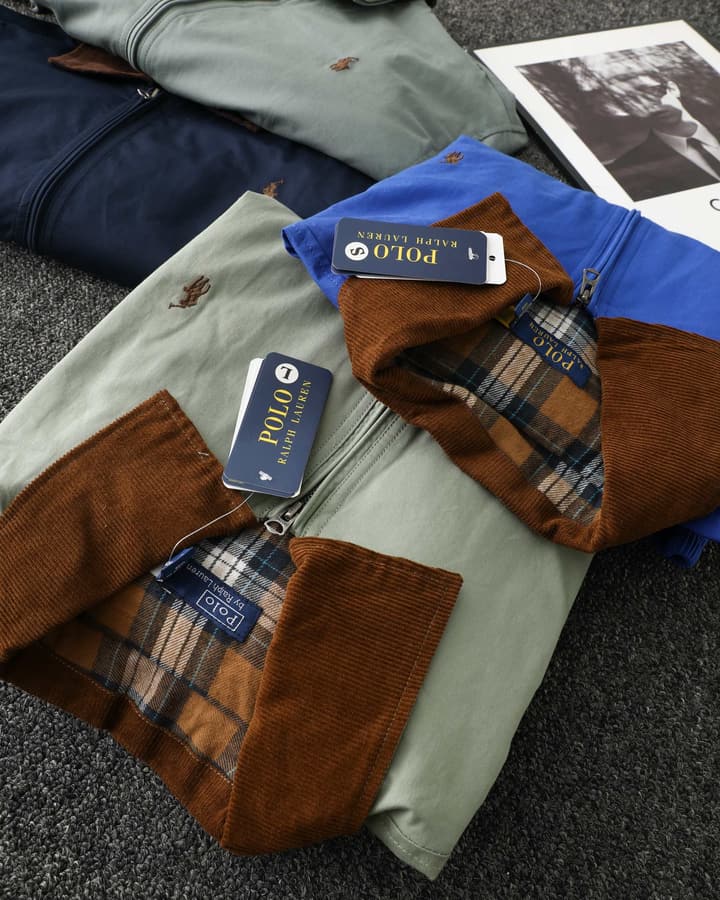 Ralph Lauren Campus Collared Jacket in Blue