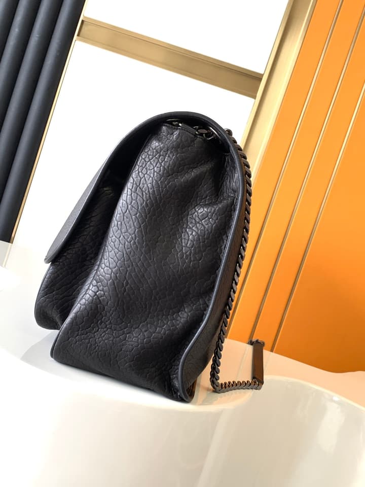 Saint Laurent Niki Oversized Flap Bag in Gold