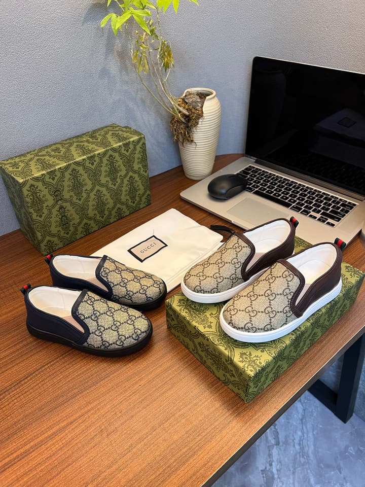 Gucci Kids Sheepskin-Lined Sneakers – Kids Collection