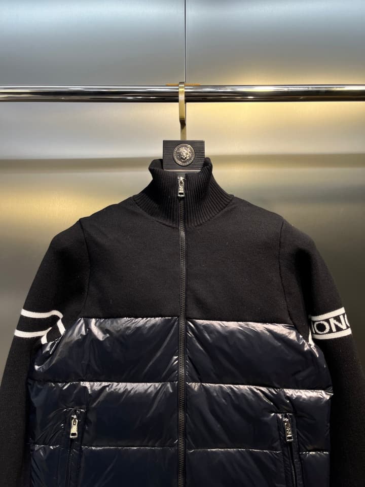 Moncler Men's Padded Wool Down Cardigan