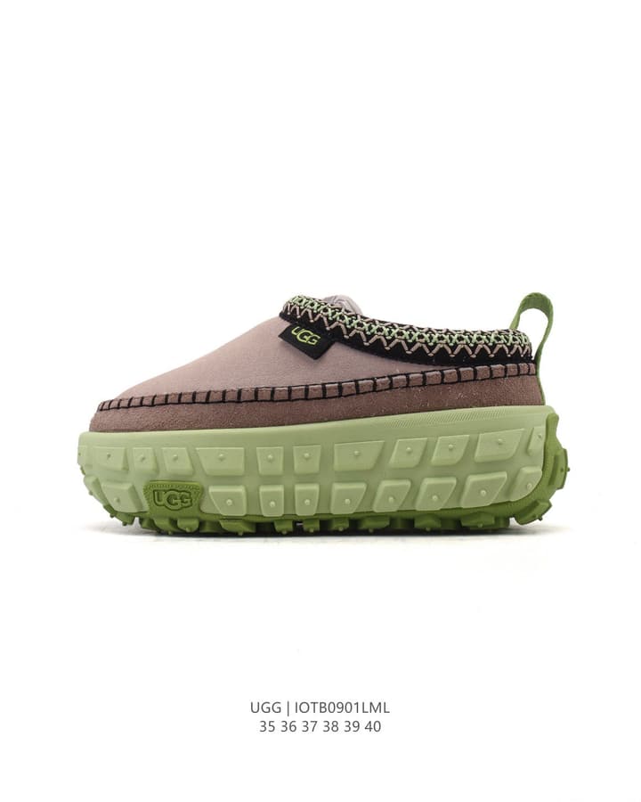 UGG Tire Sole Cotton Slippers Snow Boots in White