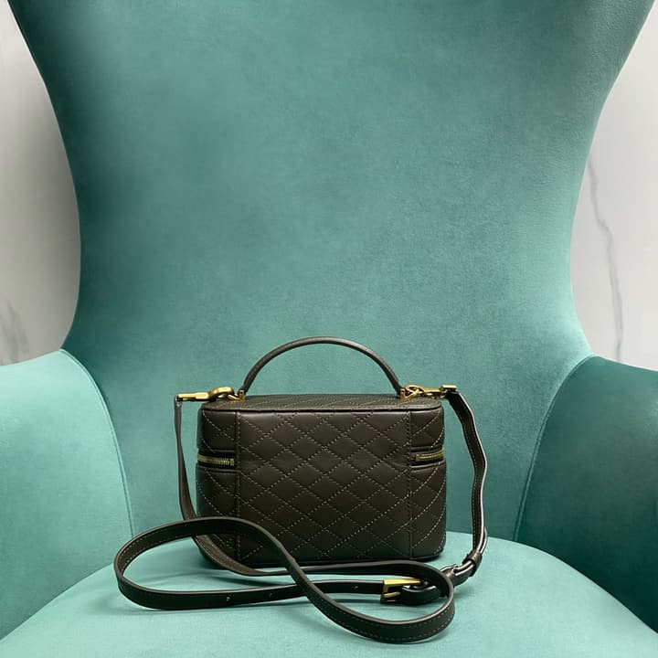 Saint Laurent Gaby Mini Vanity Bag in Apricot